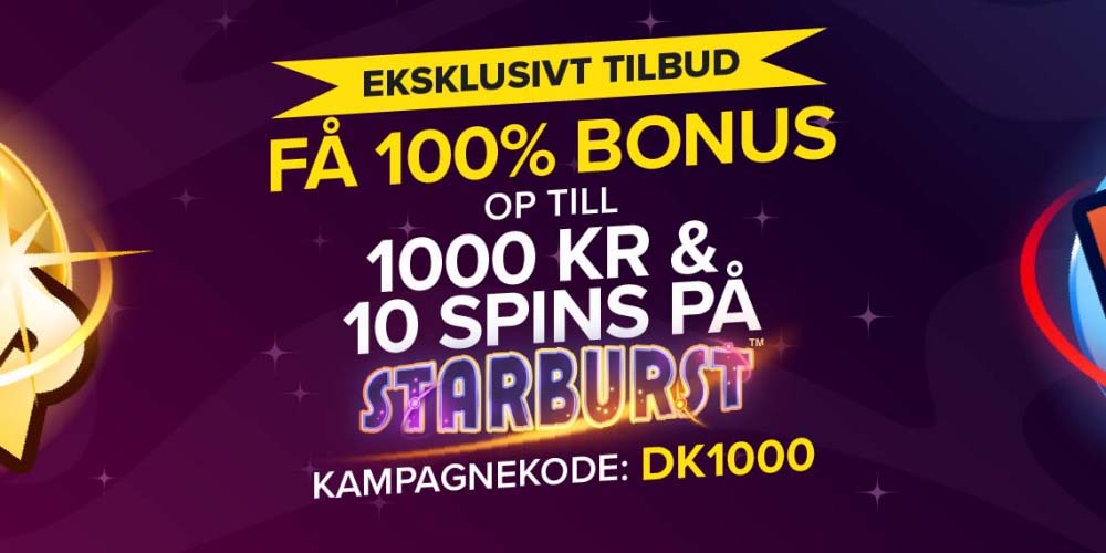 Ny eksklusiv bonuskode: Få 1.000 kr. bonus og 10 Spins på Bellis Casino