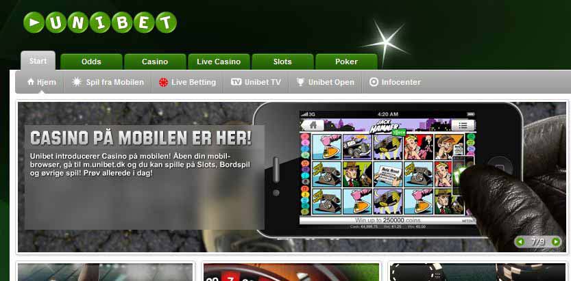 Unibet - nu på mobilen!