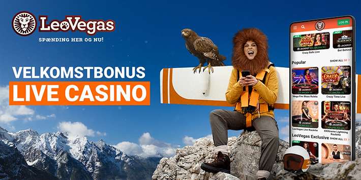 Få 200 Gyldne Chips til LeoVegas Live Casino