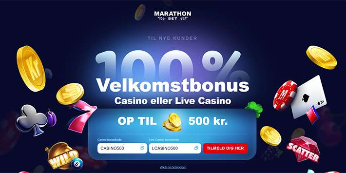 Få 500 kr. bonus til spilleautomater