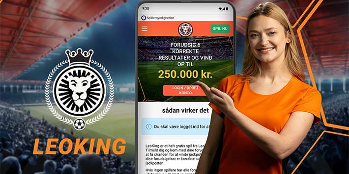 Vind 250.000 kr. ved at gætte fodboldresultater i LeoKing