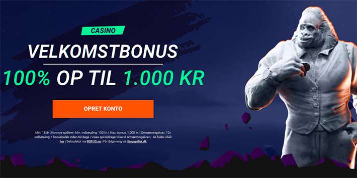 Få 1.000 kr. casino bonus på Betinia