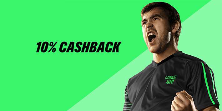 Få 10% Cashback på Live Betting