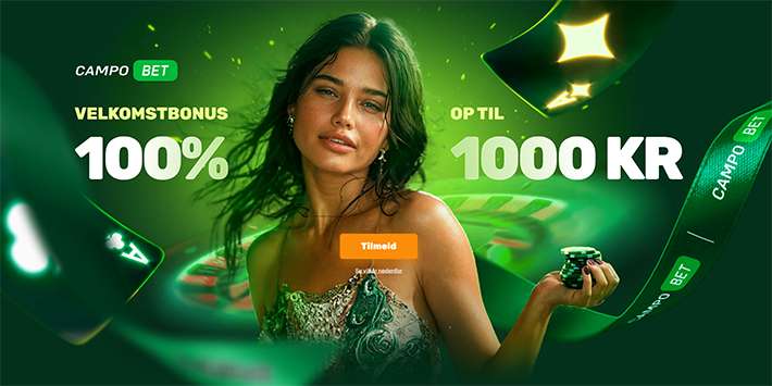 Få 1.000 kr. casino bonus på CampoBet